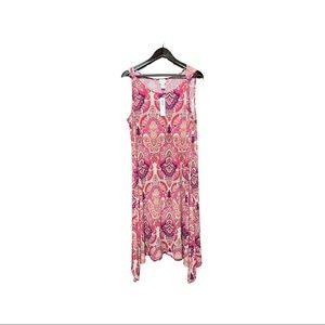 NWT Chico's Size 3 Midi Dress Multicolor (16/18, XL)